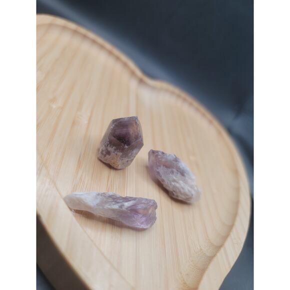 3 Super Seven Amethyst Scepter Crystal Specimens, 27G - Picture 4 of 4